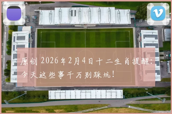 原创 2026年2月4日十二生肖提醒：今天这些事千万别踩坑！