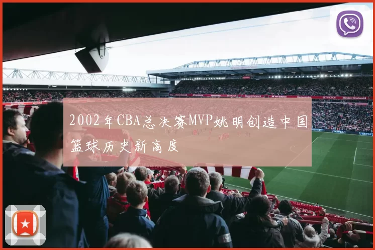 2002年CBA总决赛MVP姚明创造中国篮球历史新高度